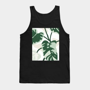 Philodendron leaf illustration Tank Top